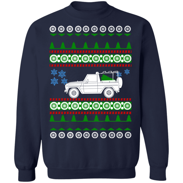 German SUV Mercedes 240GD Ugly Christmas Sweater sweatshirt