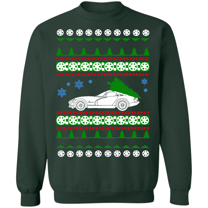 Viper 2nd Generation Ugly Christmas Sweater Sweatshirt Green Tree sweatshirt