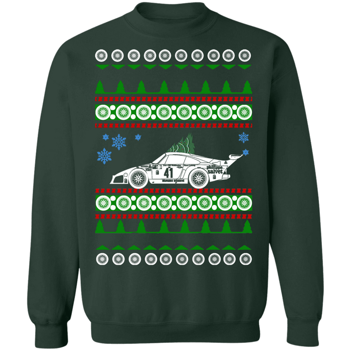 German Race Car like Porsche 935 ugly Christmas Sweater sweatshirt