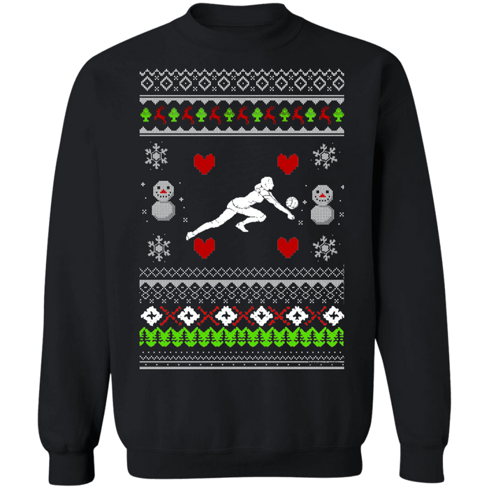 Volleyball Ugly Christmas Sweater Sweatshirt