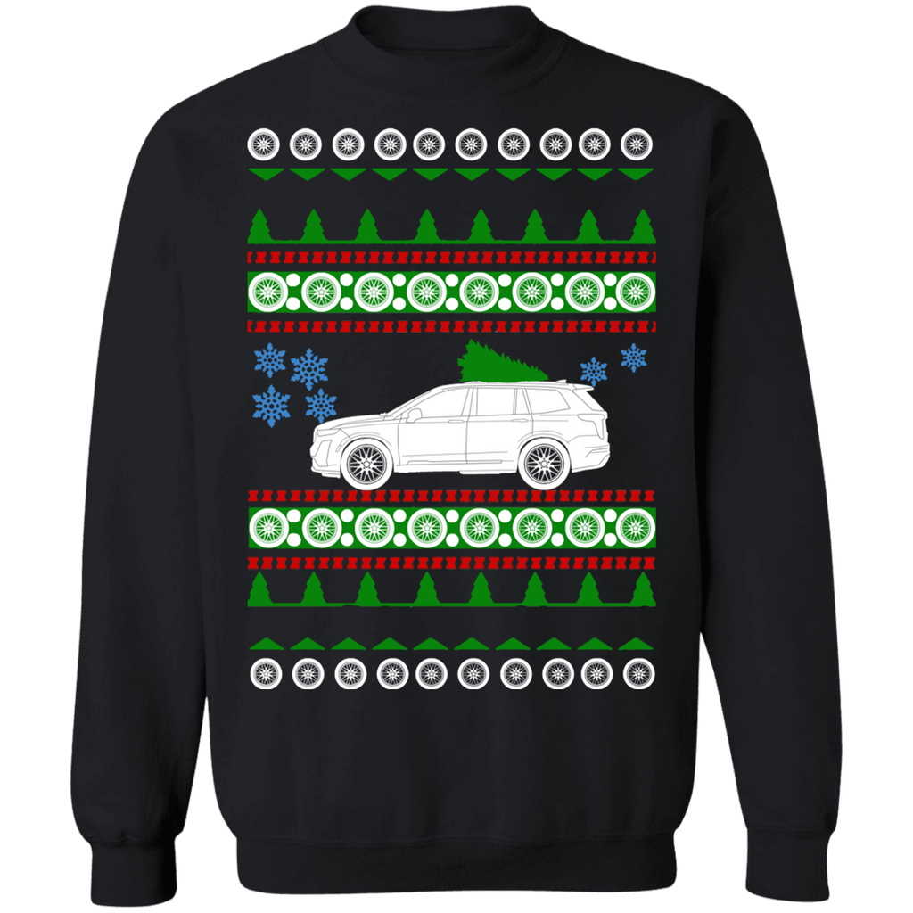 SUV Ugly Christmas Sweater Cadillac XT-6 2020 sweatshirt