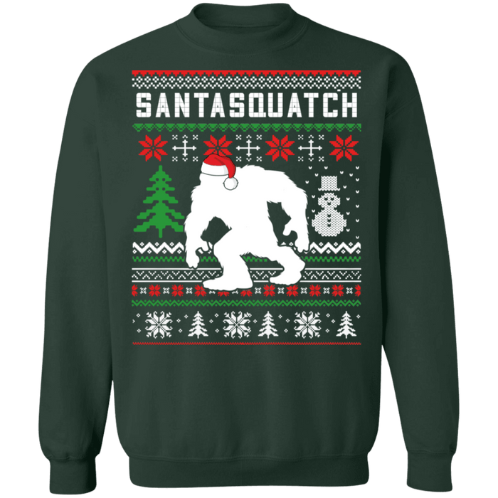 Santasquatch Bigfoot Sasquatch Funny Ugly Christmas Sweater sweatshirt