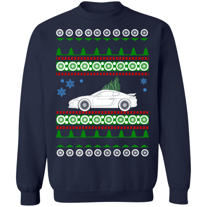 German Car like Porsche 2018 Cayman GT4 Ugly Christmas Sweater Sweatshirt sweatshirt