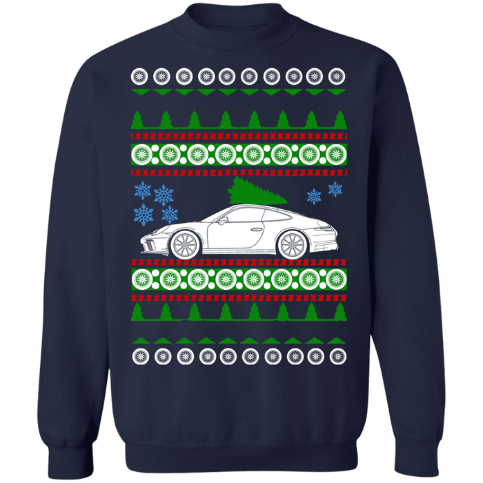 German Car 2020 992 911 Porsche style Ugly Christmas Sweater sweatshirt