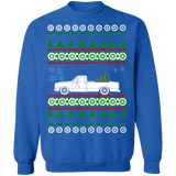 american car or truck like a  D200 3rd gen ugly christmas sweater