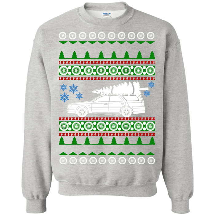 Nissan Stagea R34 White Tree ugly christmas sweater sweatshirt