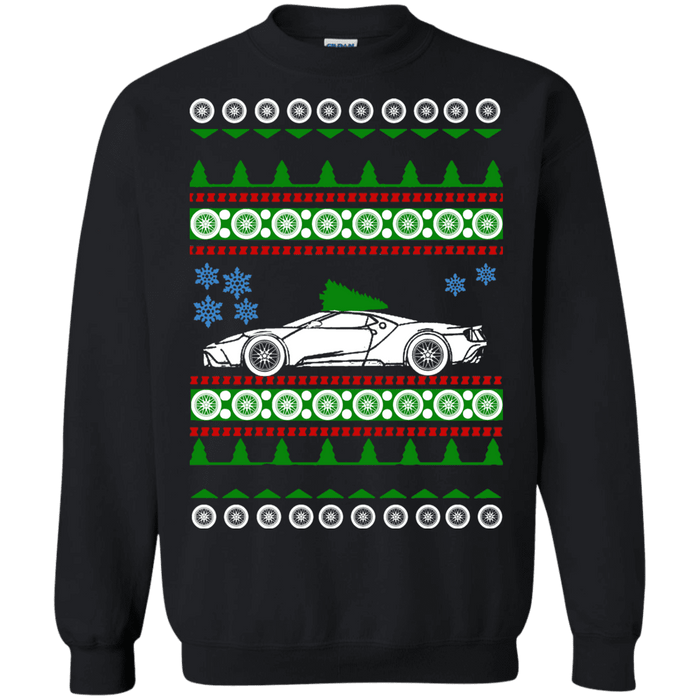 Sports Car 2017 Ford GT Ugly Christmas Sweater sweatshirt