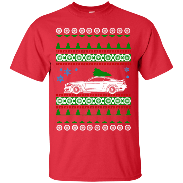 Mustang Shelby GT350R Ugly Christmas T-shirt sweatshirt