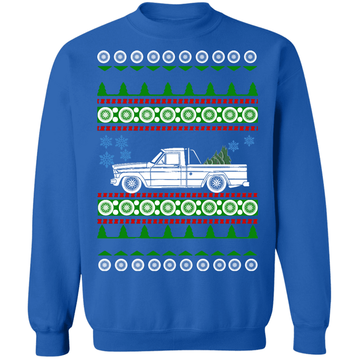 Truck like J10 Honcho off road american vehicle Ugly Christmas Sweater sweatshirt