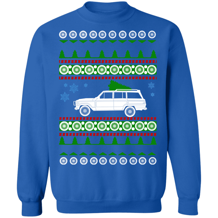 off road american vehicle Grand Wagoneer Ugly Christmas Sweater more colors