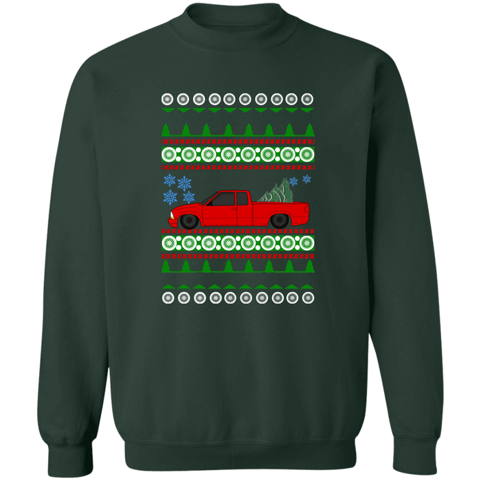 2nd Generation S10 Extended Cab Lowrider Ugly Christmas Sweater Sweatshirt