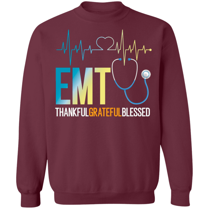 EMT Emergency Medical Technician Thankful Sweater