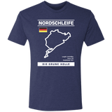 Nordschleife Die Grune Holle Track Outline Series Tri-blend T-shirt