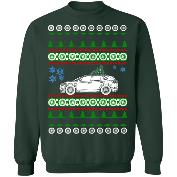 German Car ID4 Ugly Christmas Sweater Sweatshirt