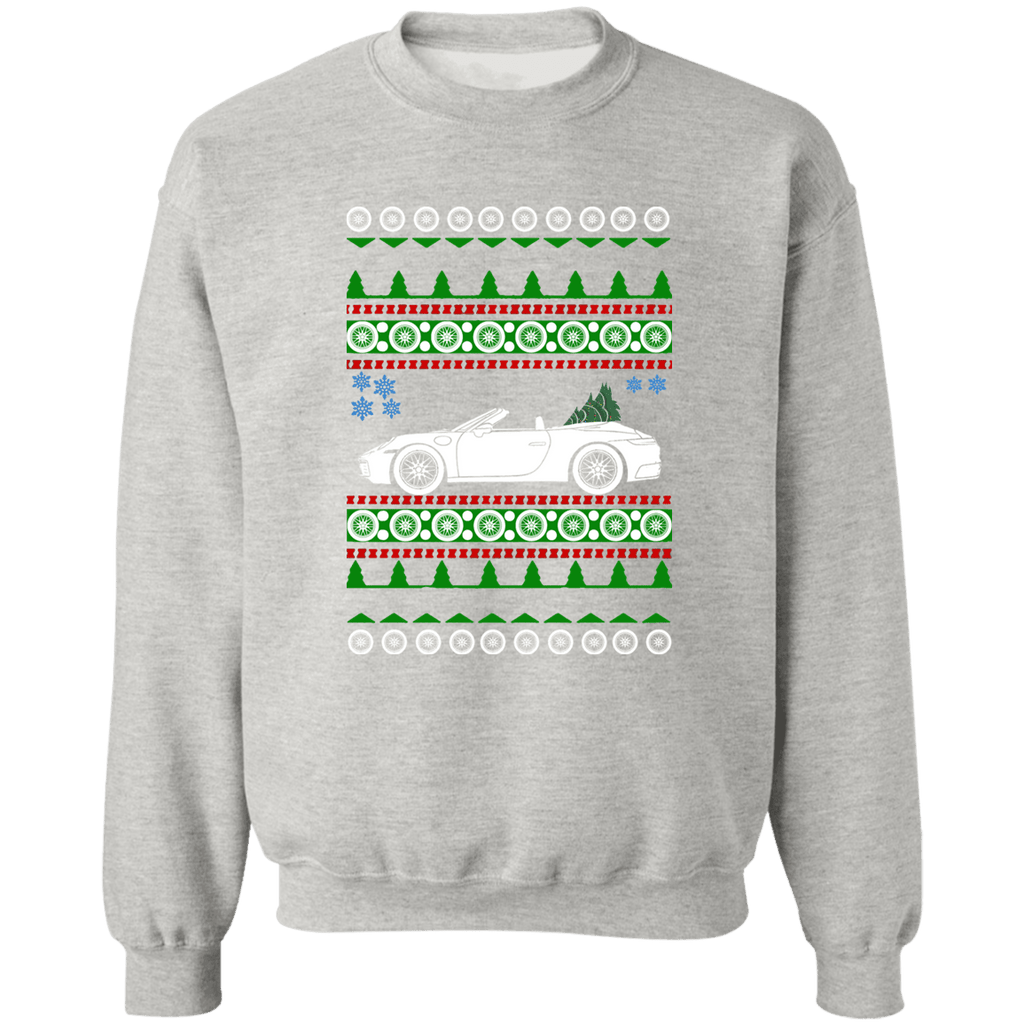 German Car like a 992 Carrera 4S Cabriolet Ugly Christmas Sweater Sweatshirt
