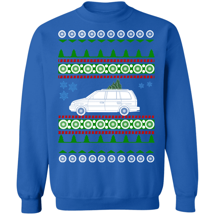 Mazda MPV Minivan Ugly christmas sweater 1st gen