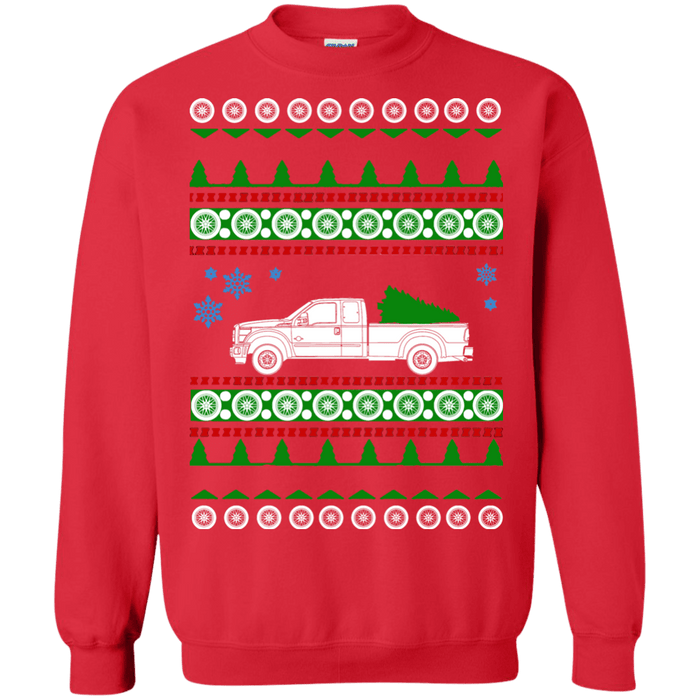 Ford F350 dually pick up ugly christmas sweater sweatshirt