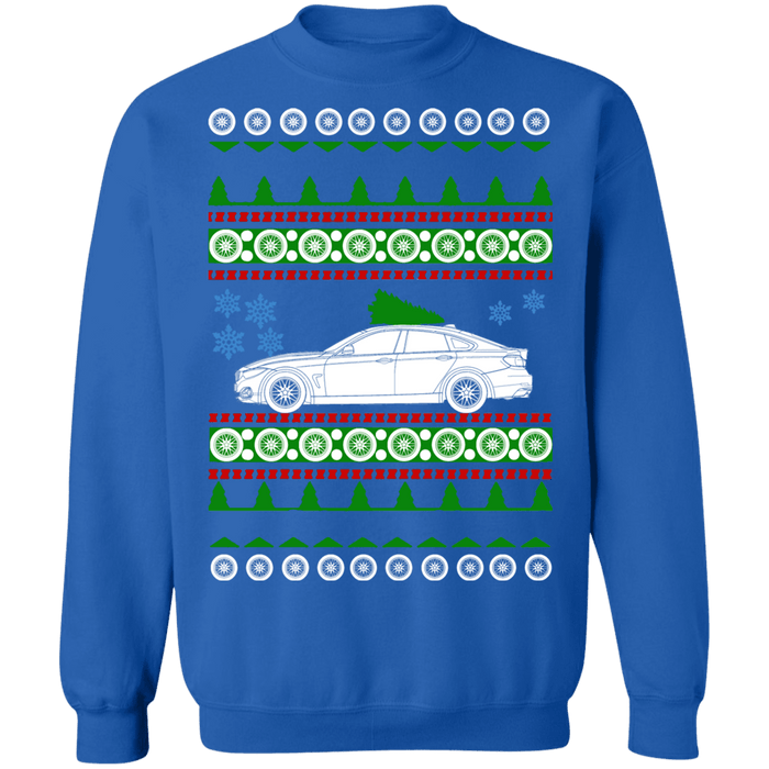 German Car Ugly Christmas Sweater BMW 430i Gran Coupe sweatshirt