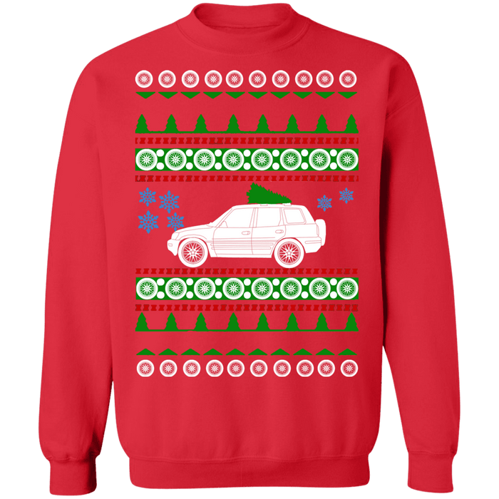 SUV Ugly Christmas Sweater RAV4 Toyota 1996 First Generation sweatshirt