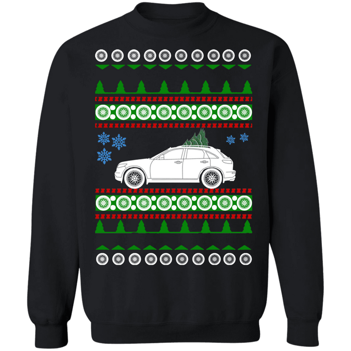 Infiniti fx35 1st gen ugly christmas sweater