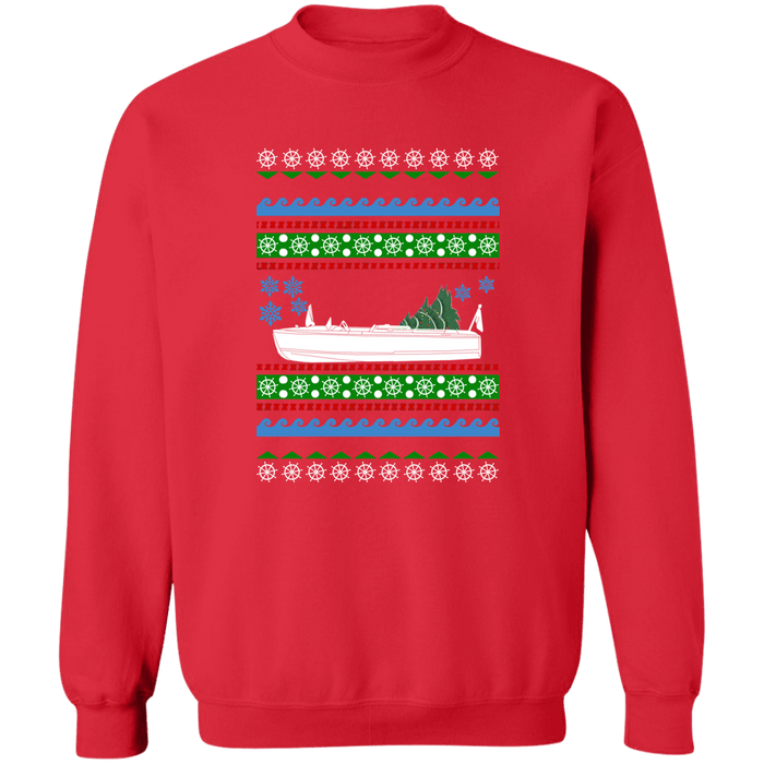 Speed Boat like Chris Craft Ugly Christmas Sweater Sweatshirt