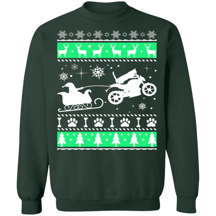 Cat Lovers Motocross Motorcycle Mx Ugly Christmas Sweater sweatshirt