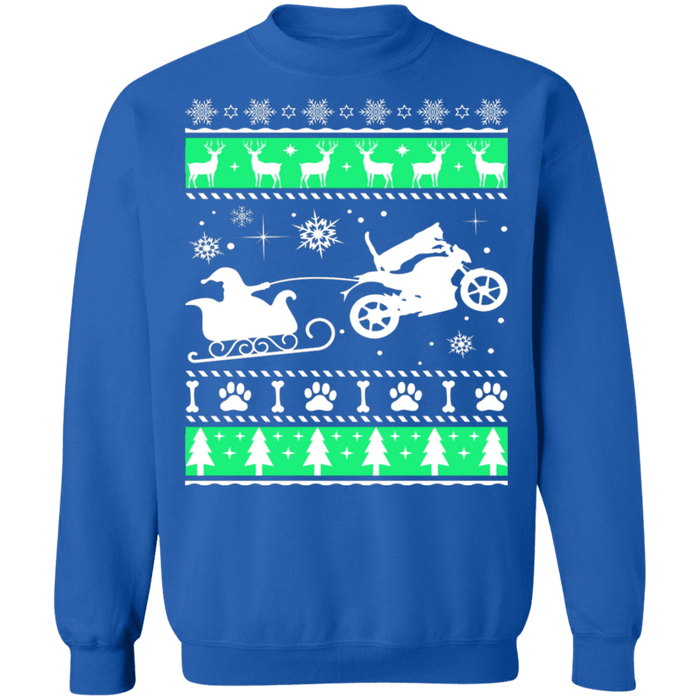 Cat Lovers Motocross Motorcycle Mx Ugly Christmas Sweater sweatshirt