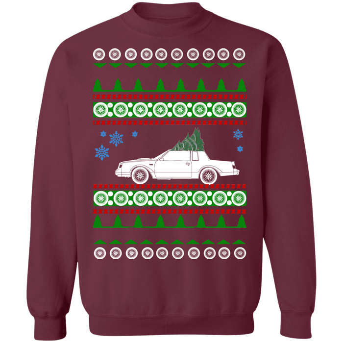 Buick Grand National Ugly christmas sweater (updated tree)