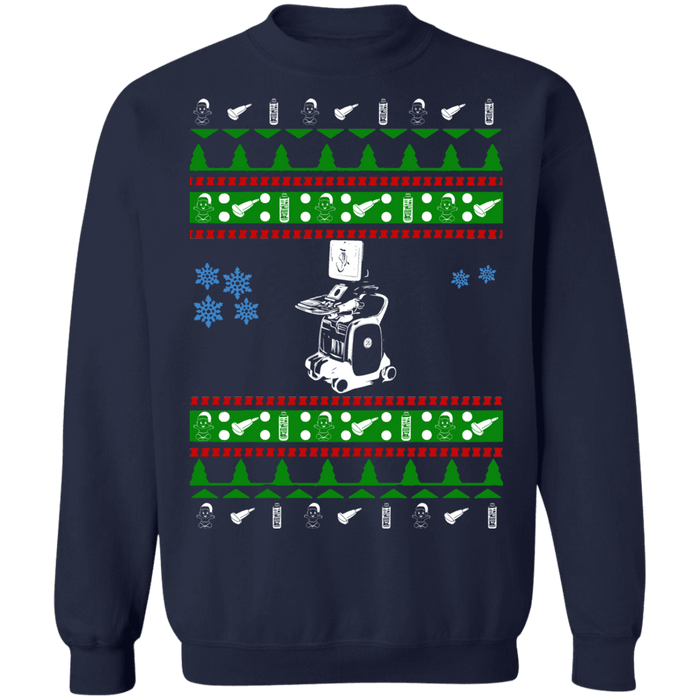 Sonographer Ultrasound Tech Ugly Christmas Sweater