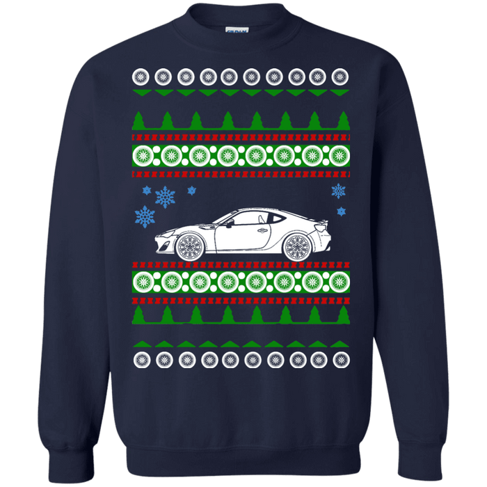 Toyota FRS no tree ugly christmas sweater sweatshirt