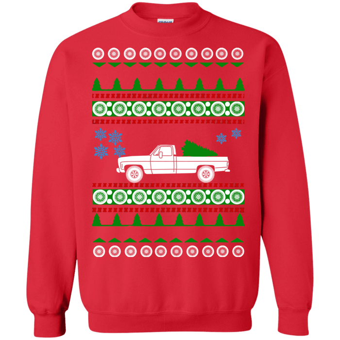 Chevrolet C30 Cheyenne Camper Special Ugly Christmas Sweater sweatshirt