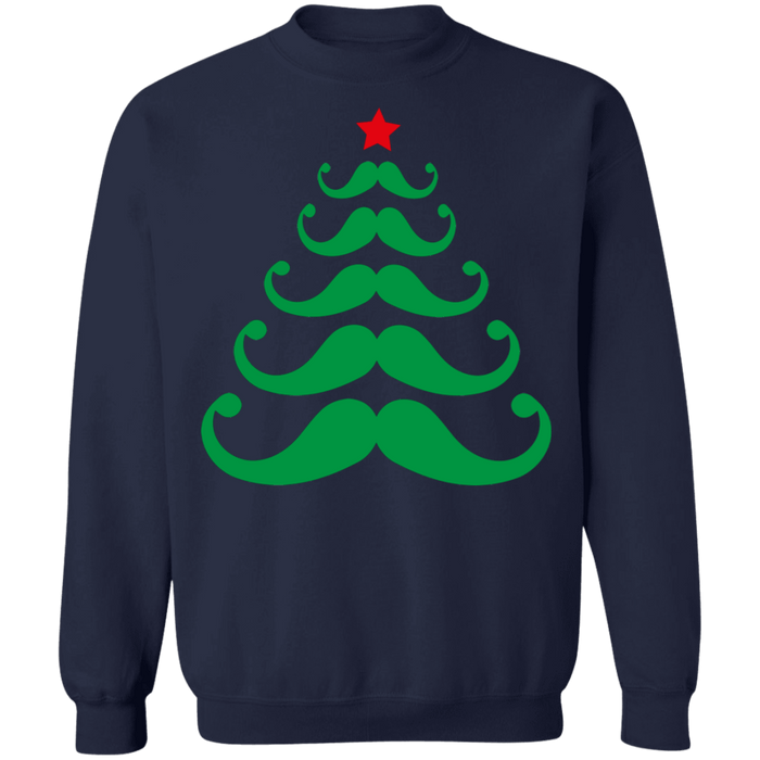 Hipster Mustache Ugly Christmas Sweater sweatshirt