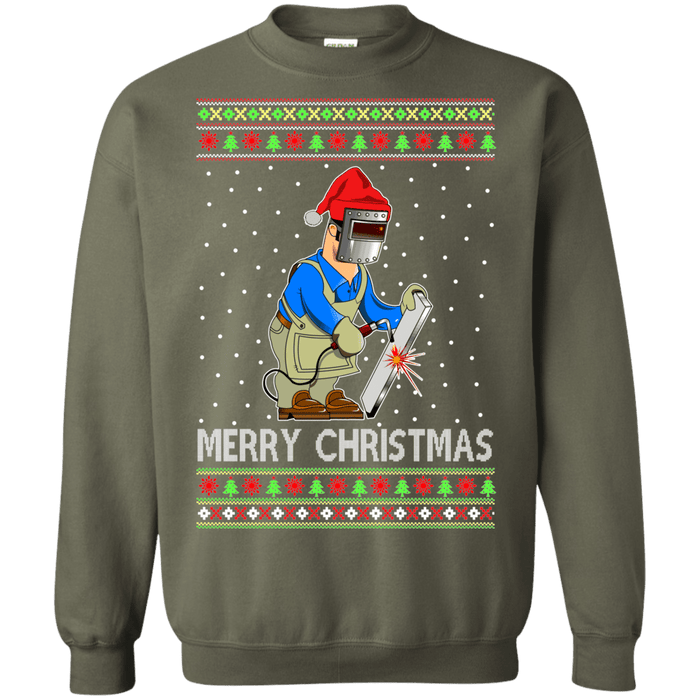 Welder Welding Fabrication Ugly Christmas Sweater sweatshirt