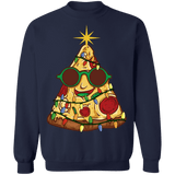 Pizza Christmas Tree Ugly Holiday Sweater sweatshirt