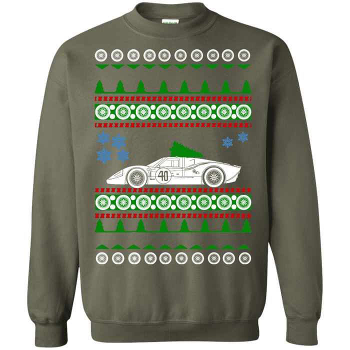 1960s Ford GT LeMans Ugly Christmas Sweater sweatshirt