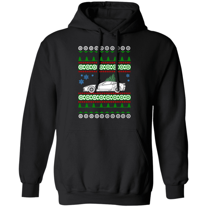 Car like a C7 Stingray Ugly Christmas Sweater Hoodie