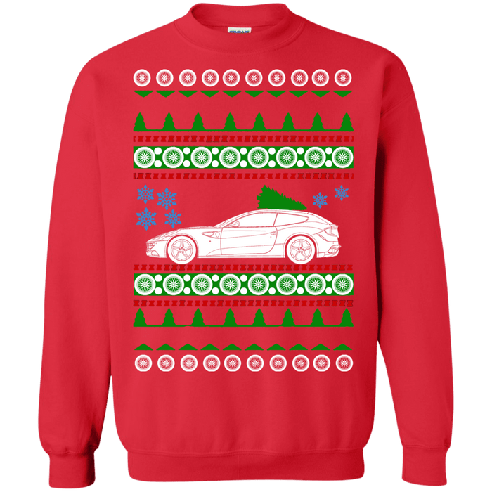 Exotic Car Ferrari FF Ugly Christmas Sweater sweatshirt