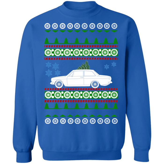 car like 1969 Swedish Car like a  144 Ugly Christmas Sweater