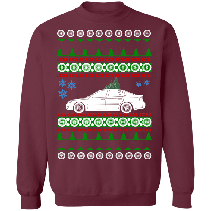 Car like a  Japanese Car Legacy 4th gen Ugly christmas Sweater 2009