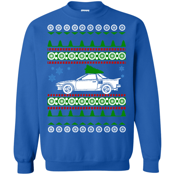 car like an MR2 1988 Ugly Christmas Sweater sweatshirt