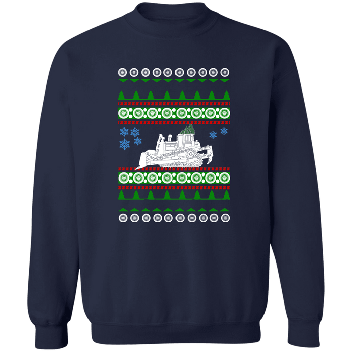 Bull Dozer D8 Ugly Christmas Sweater Sweatshirt