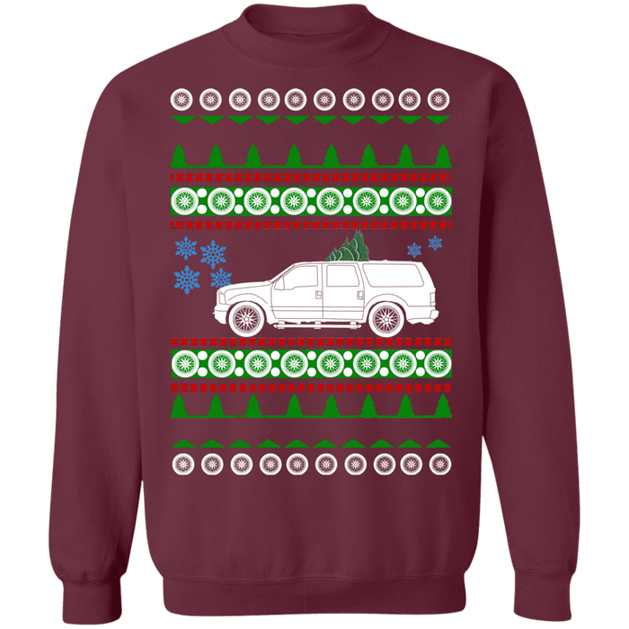 Ford Excursion Ugly christmas sweater