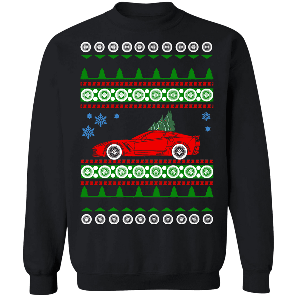 Special Red C7 Corvette Ugly Christmas Sweater sweatshirt