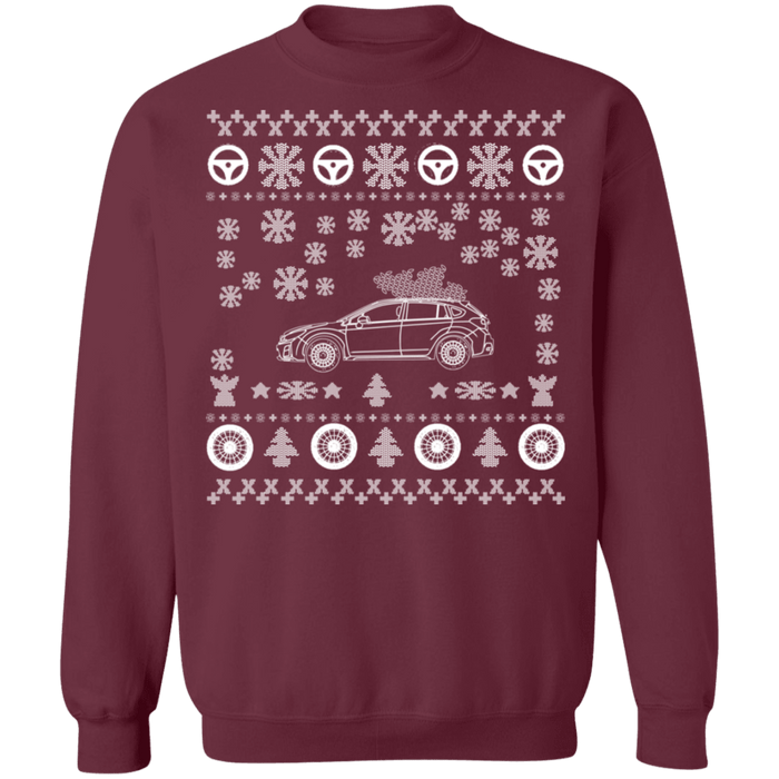 Japanese Car Crosstrek V2 Ugly Christmas Sweater