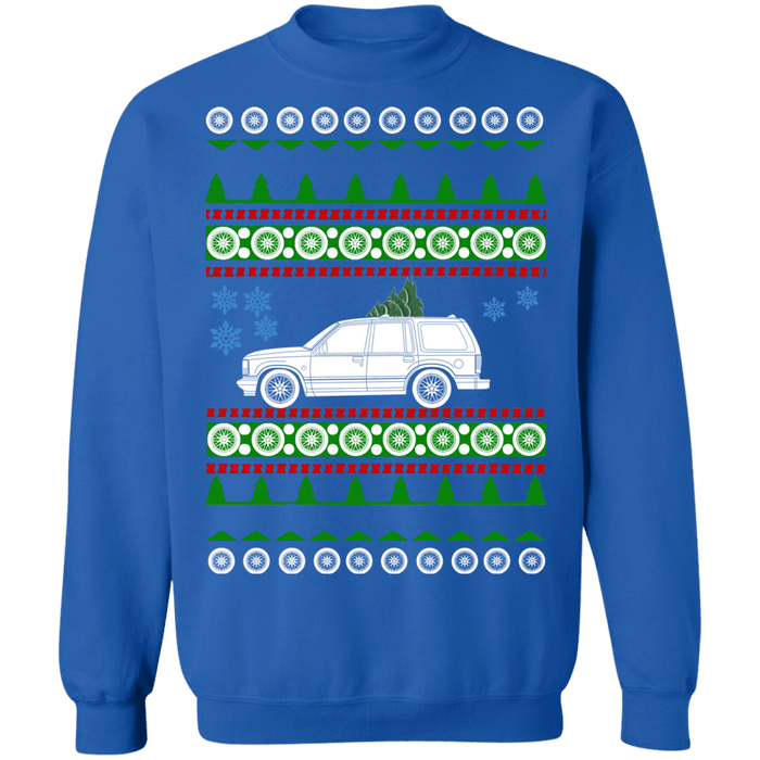 Ford Explorer 1st gen ugly christmas sweater