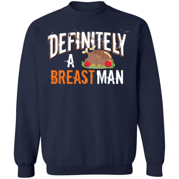 Definitely A Breast Man Thanksgiving Sweater