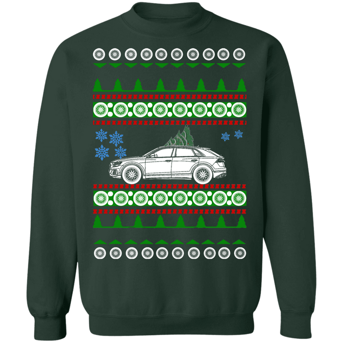 German Car like Audi Q8 Ugly Christmas Sweater