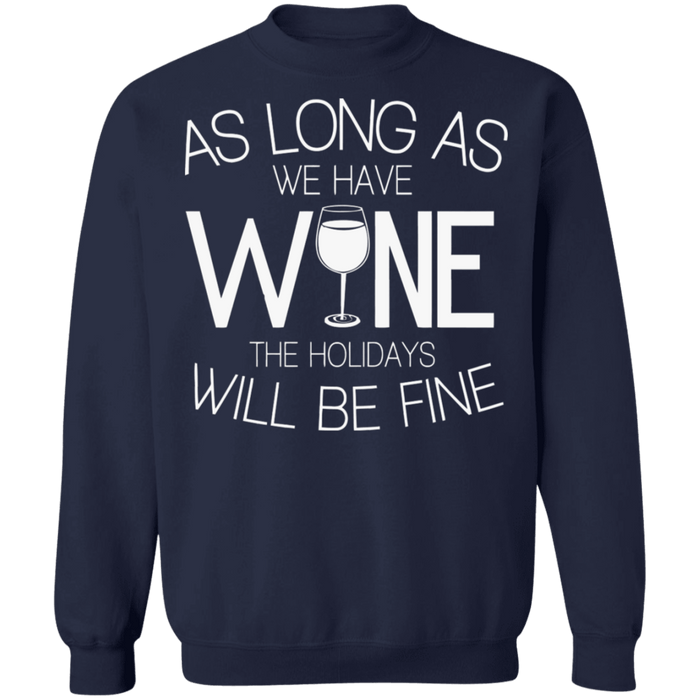 Funny wine ugly christmas sweater sweatshirt