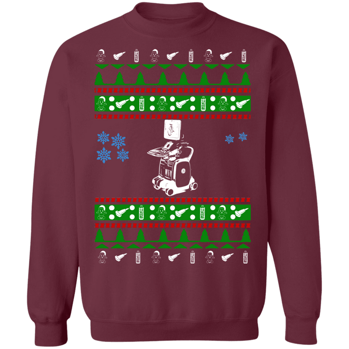 Sonographer Ultrasound Tech Ugly Christmas Sweater