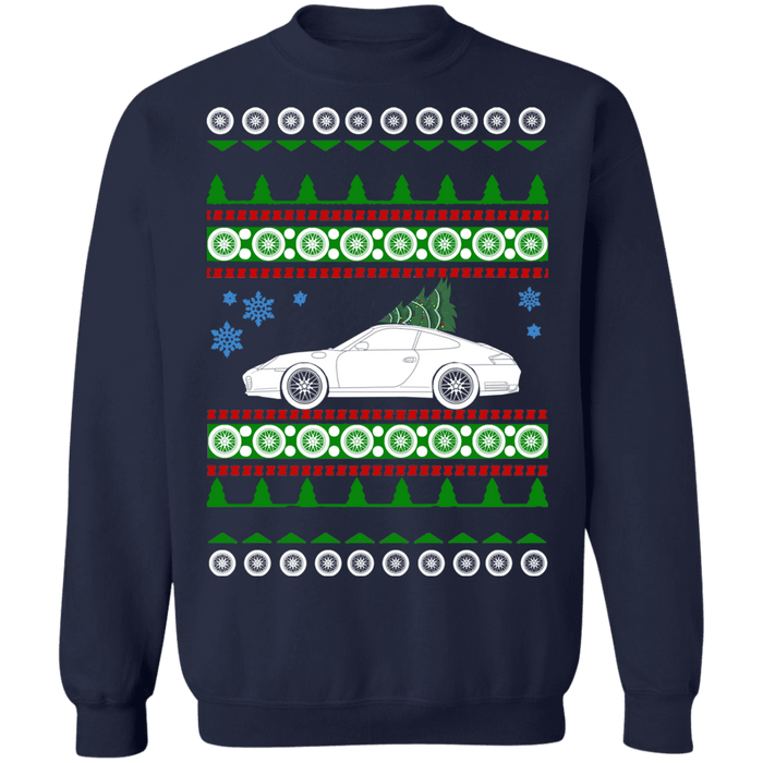 German car similar to a 996 Ugly Christmas Sweater